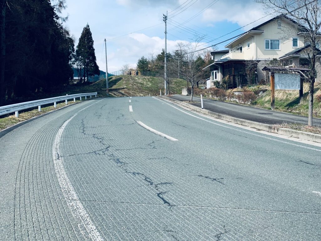 菅沢山の中腹