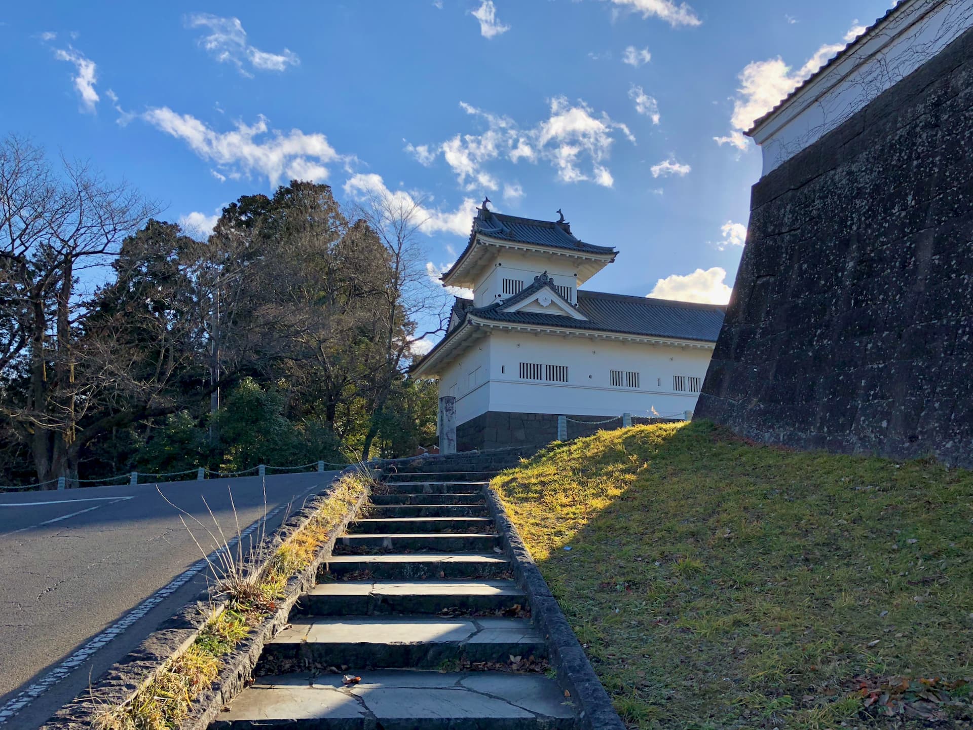 仙台城 大手門跡と脇櫓