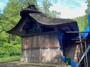 県指定有形文化財 八幡神社本殿