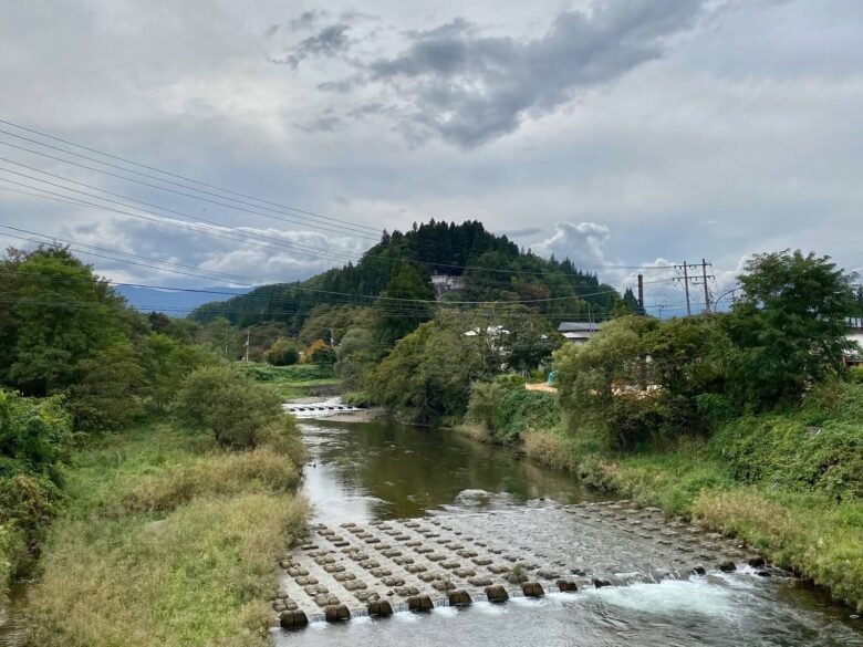 舘山城跡 遠景